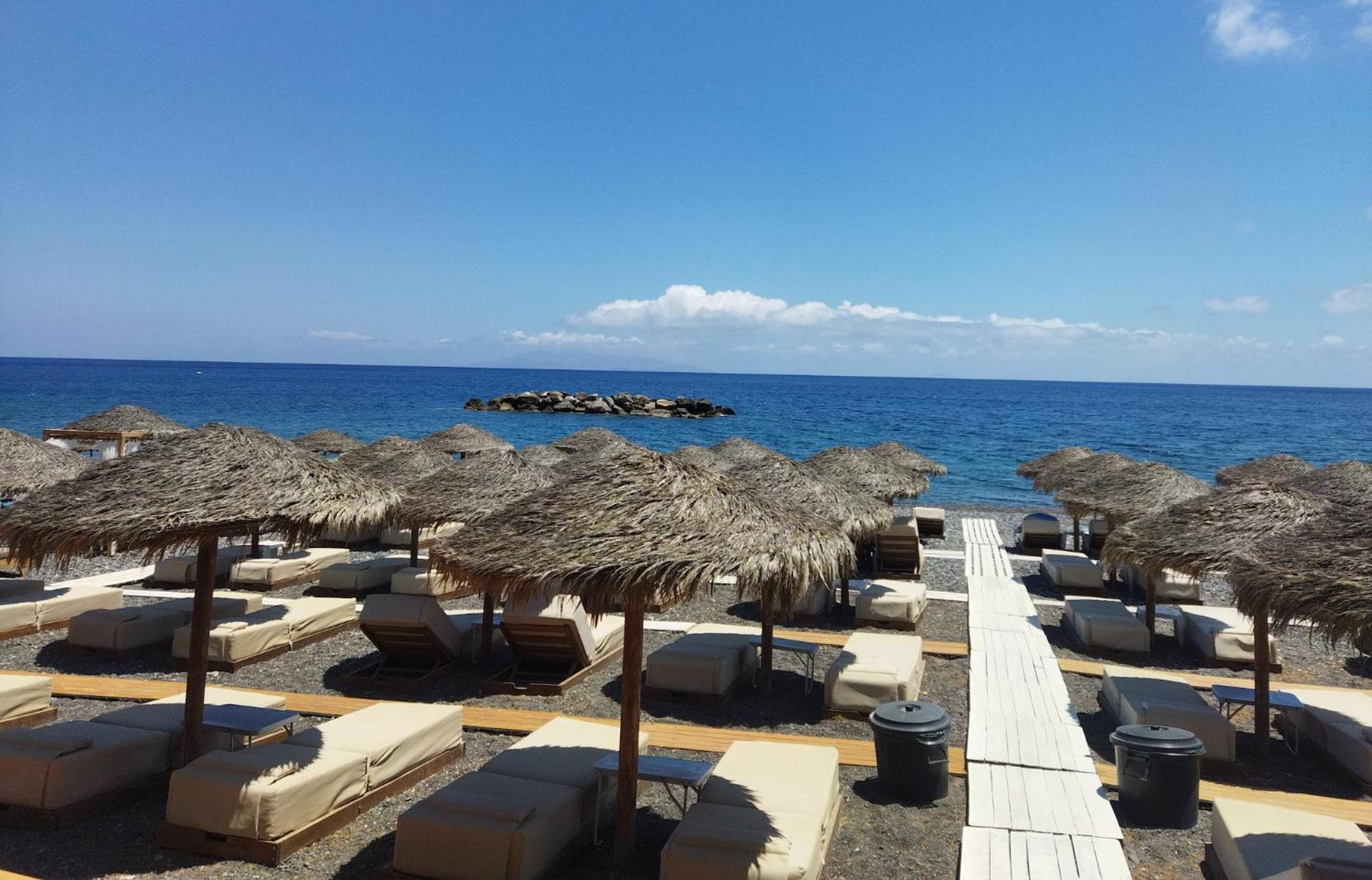 Nostos Beach (Adults Only) Kamári Exteriér fotografie