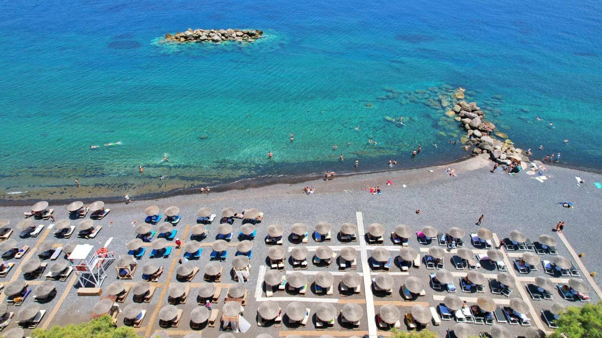 Nostos Beach (Adults Only) Kamári Exteriér fotografie